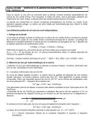 Antilles 09/2008 EXERCICE III. ÉLABORATION INDUSTRIELLE DU ...