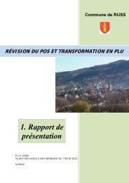 1. Rapport de présentation - Mairie-Russ