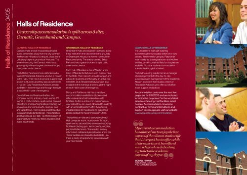 ACCOMMODATION GUIDE 2013 University of Liverpool ...