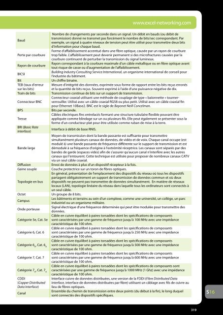 Encyclopédie Excel Edition 2 - Excel Cabling - Excel networking