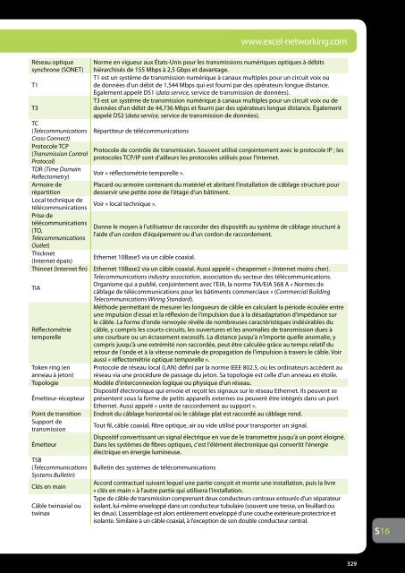 Encyclopédie Excel Edition 2 - Excel Cabling - Excel networking