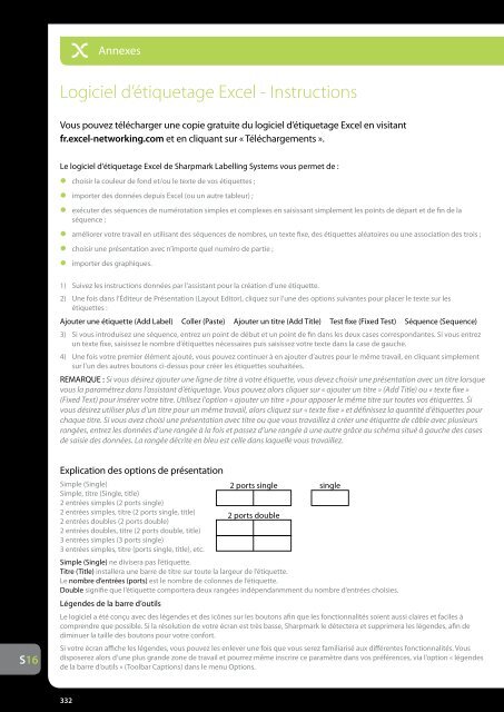 Encyclopédie Excel Edition 2 - Excel Cabling - Excel networking