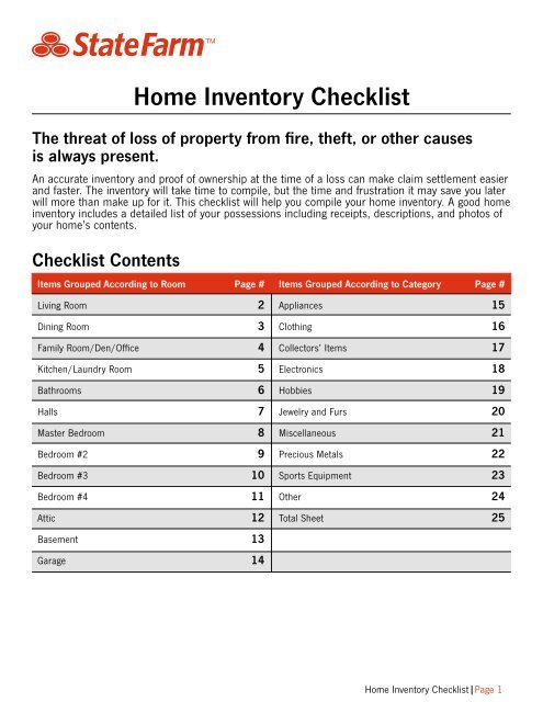 New Home Essentials Checklist. A Room by Room List of Household