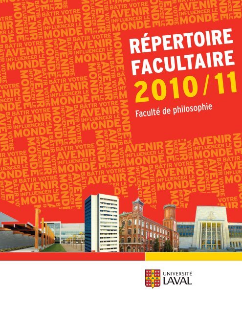 Baccalauréat intégré en littératures et philosophie (B - Université Laval