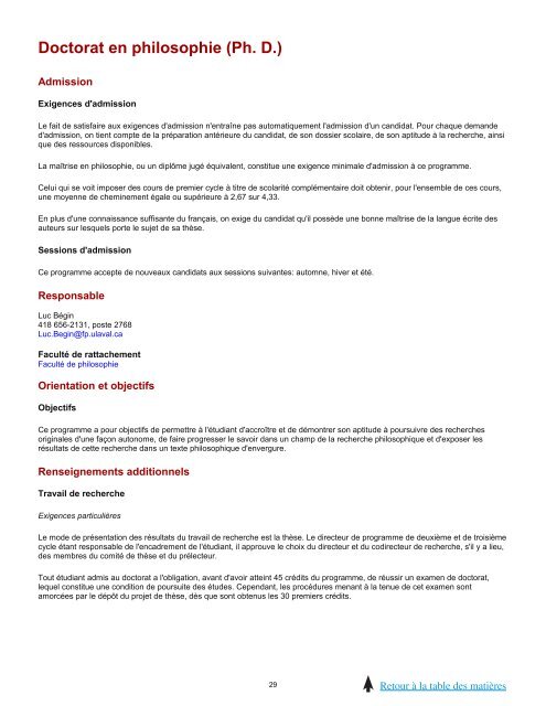 Baccalauréat intégré en littératures et philosophie (B - Université Laval
