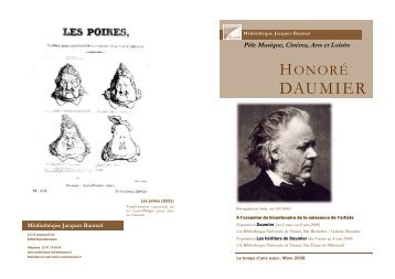 Honoré Daumier - Médiathèque Jacques BAUMEL