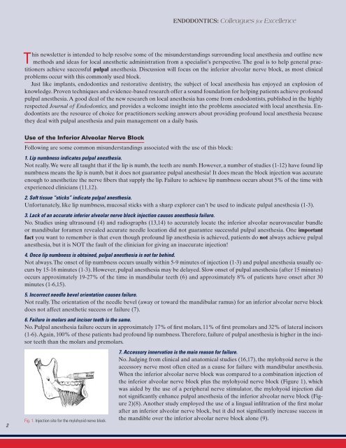 Taking the Pain out of Restorative Dentistry and Endodontics