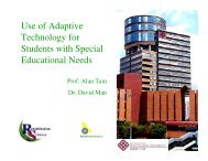 Use of Adaptive Technology for Students with Special Educational Needs