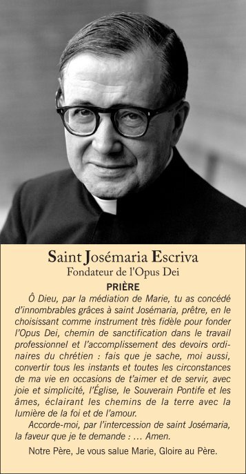 Saint Josémaria Escriva - Saint Josemaria Escriva