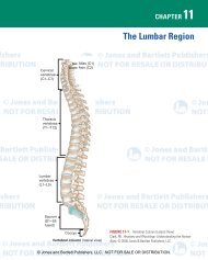 11 The Lumbar Region - Jones & Bartlett Learning