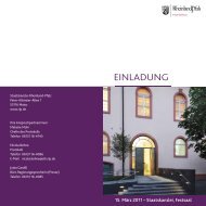 EINLADUNG - VS Verlag