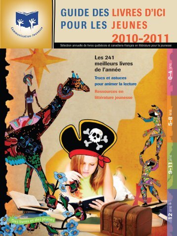 guide des livres d'ici pour les jeunes 2010-2011 - Communication ...