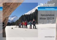 Nationalpark-Programm - Zillertal Arena