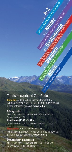 Zell-Gerlos A-Z - Zillertal Arena