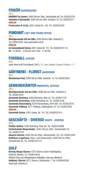 Zell-Gerlos A-Z - Zillertal Arena