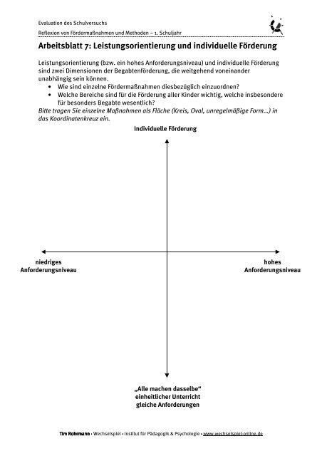 Arbeitsblatt 21 - VS Verlag