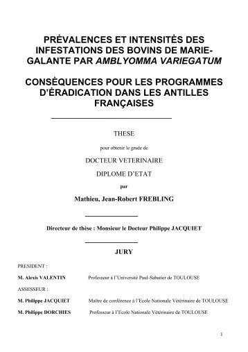 généralité sur la tique sénégalaise et son environnement