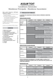 Conditions générales - Résidence Principale ... - Caisse d'Epargne