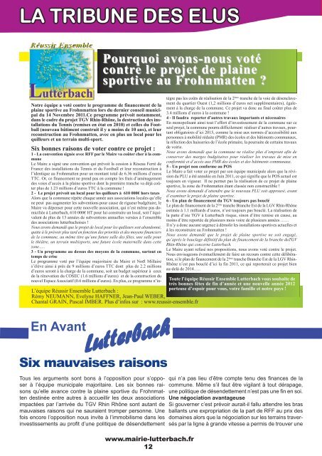 Bulletin municipal n°43 - Lutterbach