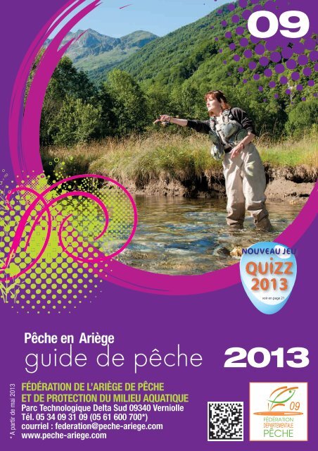 guide de pêche 2013 - Fédération de Pêche de l'Ariège