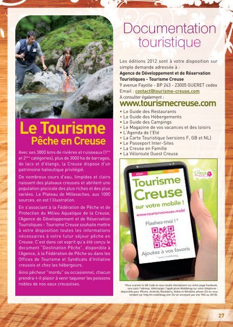 Destination pêche 2012 - Tourisme en Creuse