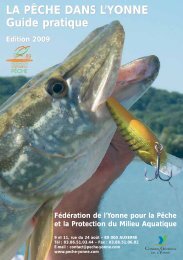 guide de la pêche dans l'yonne - Comité départemental du tourisme ...