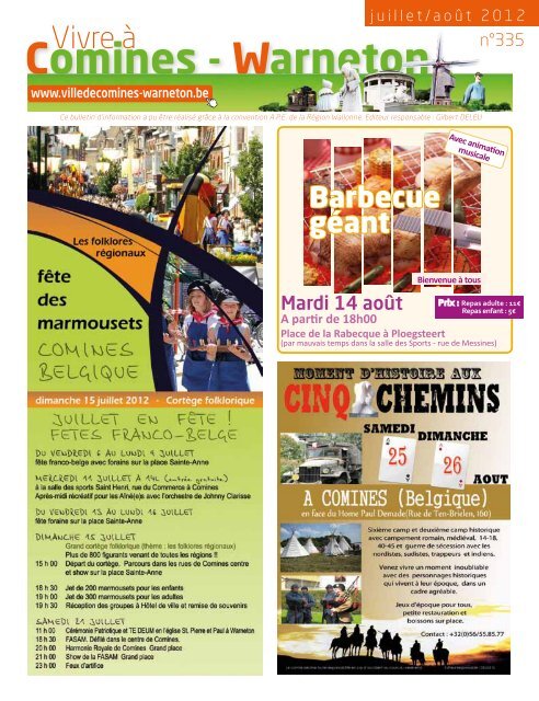 rencontre comines belgique