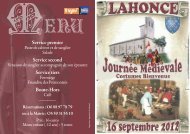 Fête Médiévale de Lahonce 2012 - Diocèse de Bayonne, Lescar et ...