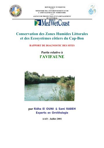 Etude de l'avifaune des Zones Humides du Cap Bon - APAL