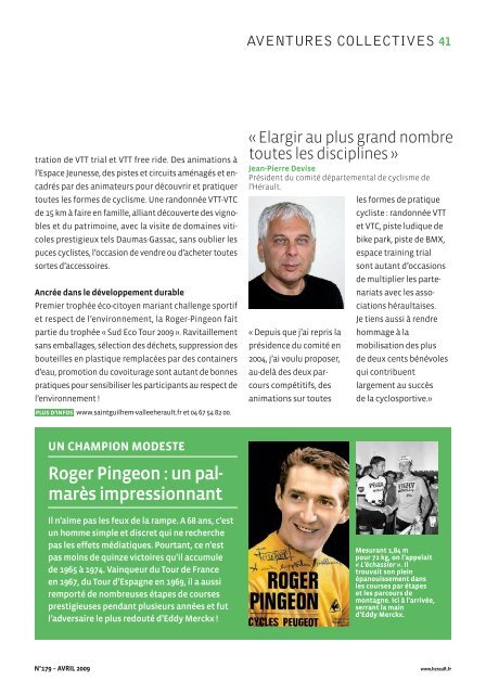 Télécharger le magazine au format PDF - Conseil Général de l'Hérault