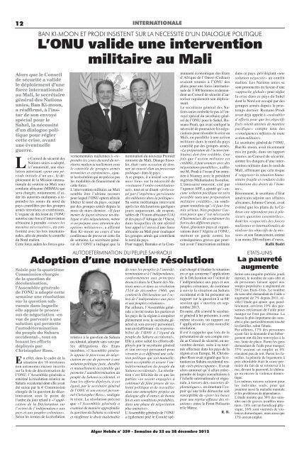 Télécharger le Format PDF - Alger Hebdo