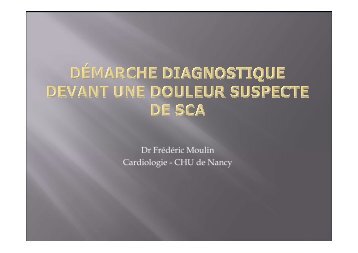 Dr Frédéric MOULIN - COLMU