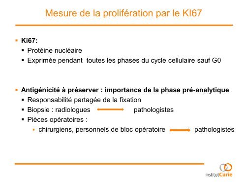 Facteurs pronostiques et prédictifs - epathologies