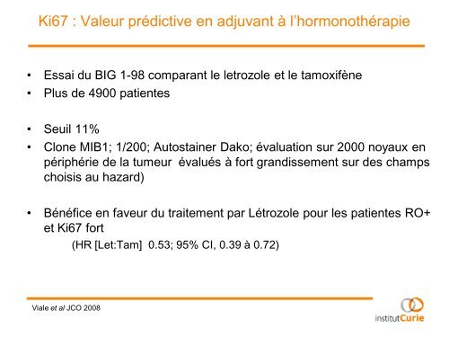 Facteurs pronostiques et prédictifs - epathologies