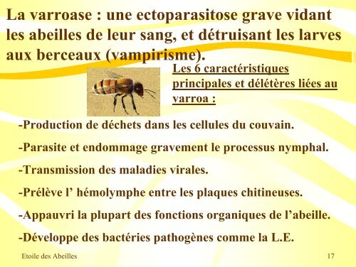 Pathologies de l'Abeille