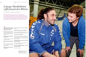 Leipziger Handballtalent trifft französischen ... - SC DHfK Handball