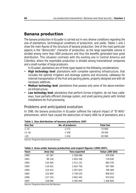 Bananas and Food Security - Bioversity International