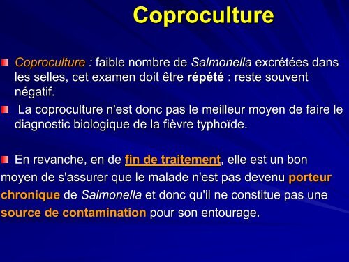 Diagnostic Biologique de la Fièvre Typhoïde - samu de cote d'ivoire