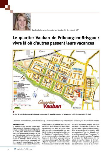 Le quartier Vauban de Fribourg-en-Brisgau : vivre là où d'autres ...