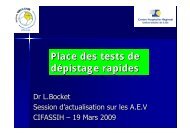 Place des tests de dépistage rapides - Infectio-lille.com