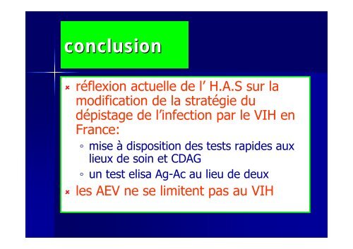 Place des tests de dépistage rapides - Infectio-lille.com