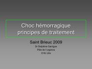 Choc hémorragique principes de traitement - Urgences-Bretagne