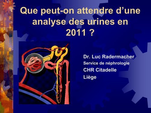 L'analyse des urines en medecine generale 2011 - Bienvenue au ...