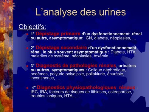 L'analyse des urines en medecine generale 2011 - Bienvenue au ...