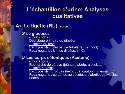 L'analyse des urines en medecine generale 2011 - Bienvenue au ...