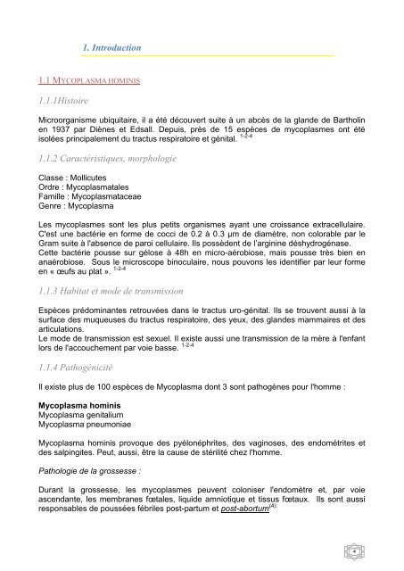 Comparaison de trois méthodes pour la détection de Mycoplasma et ...