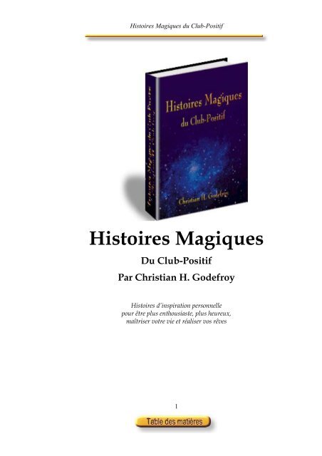 Histoires Magiques du Club-Positif