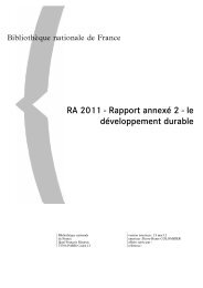 le développement durable - Bibliothèque nationale de France