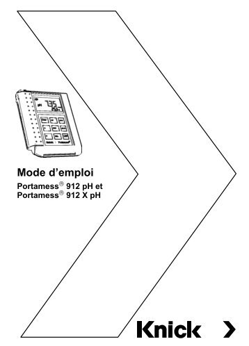 Mode d'emploi - Knick