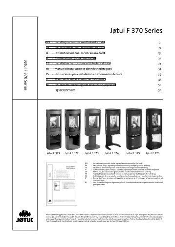 Jøtul F 370 Series
